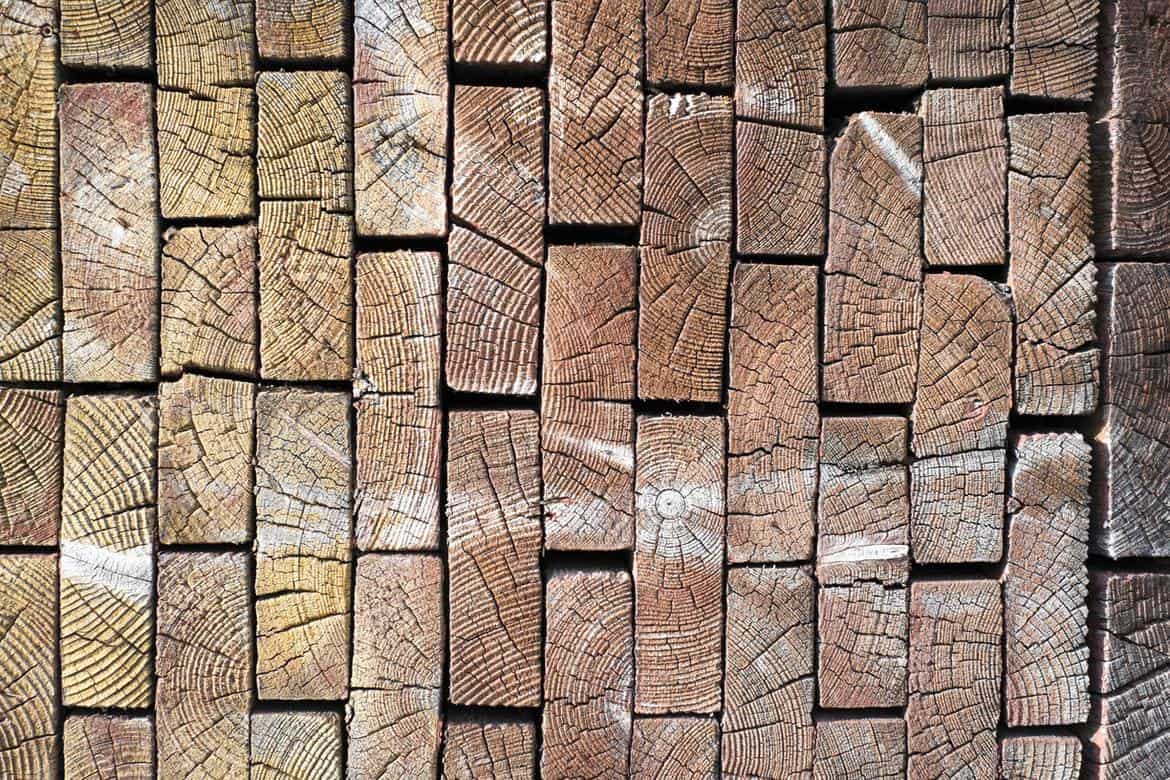 Various planks of timber 