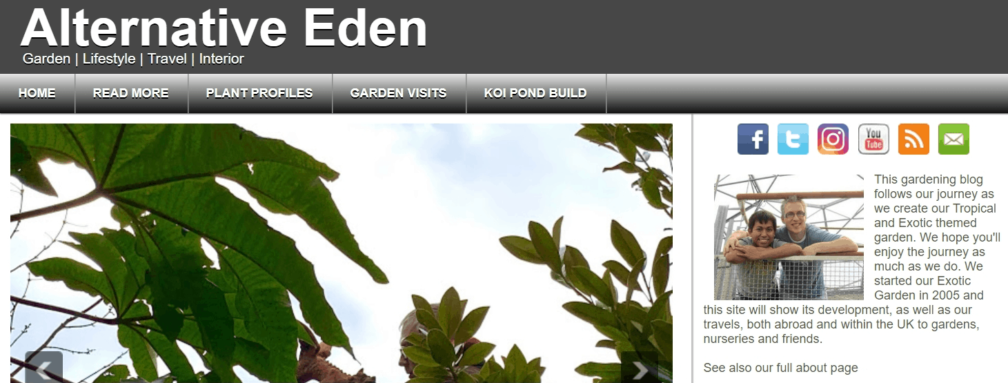 Alternative Eden Blog banner