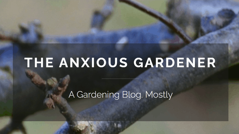The Anxious Gardener Blog banner