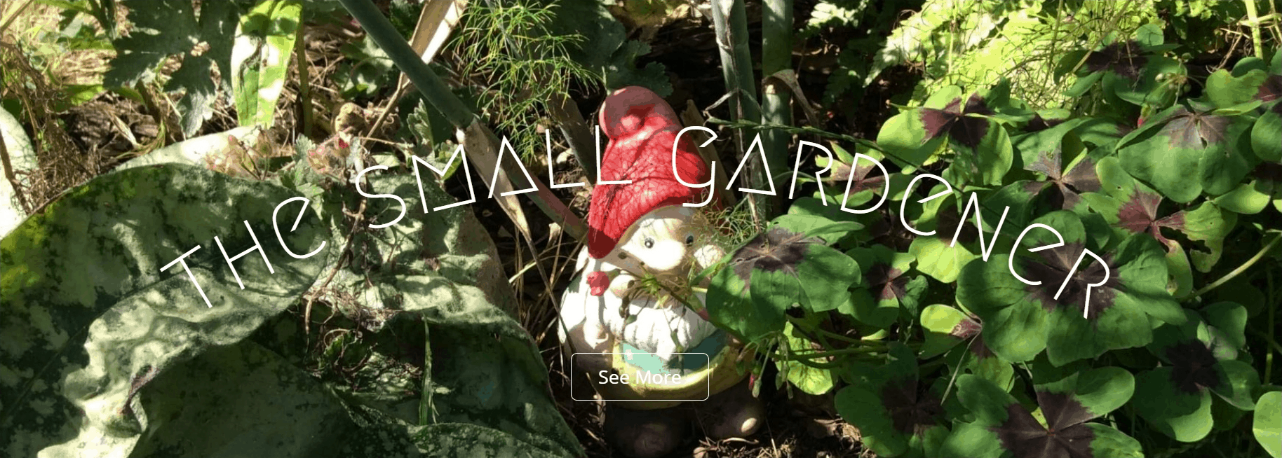 The Small Gardener blog banner
